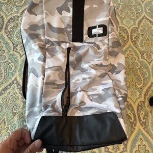 OGIO Gray and Black Camo Backpack